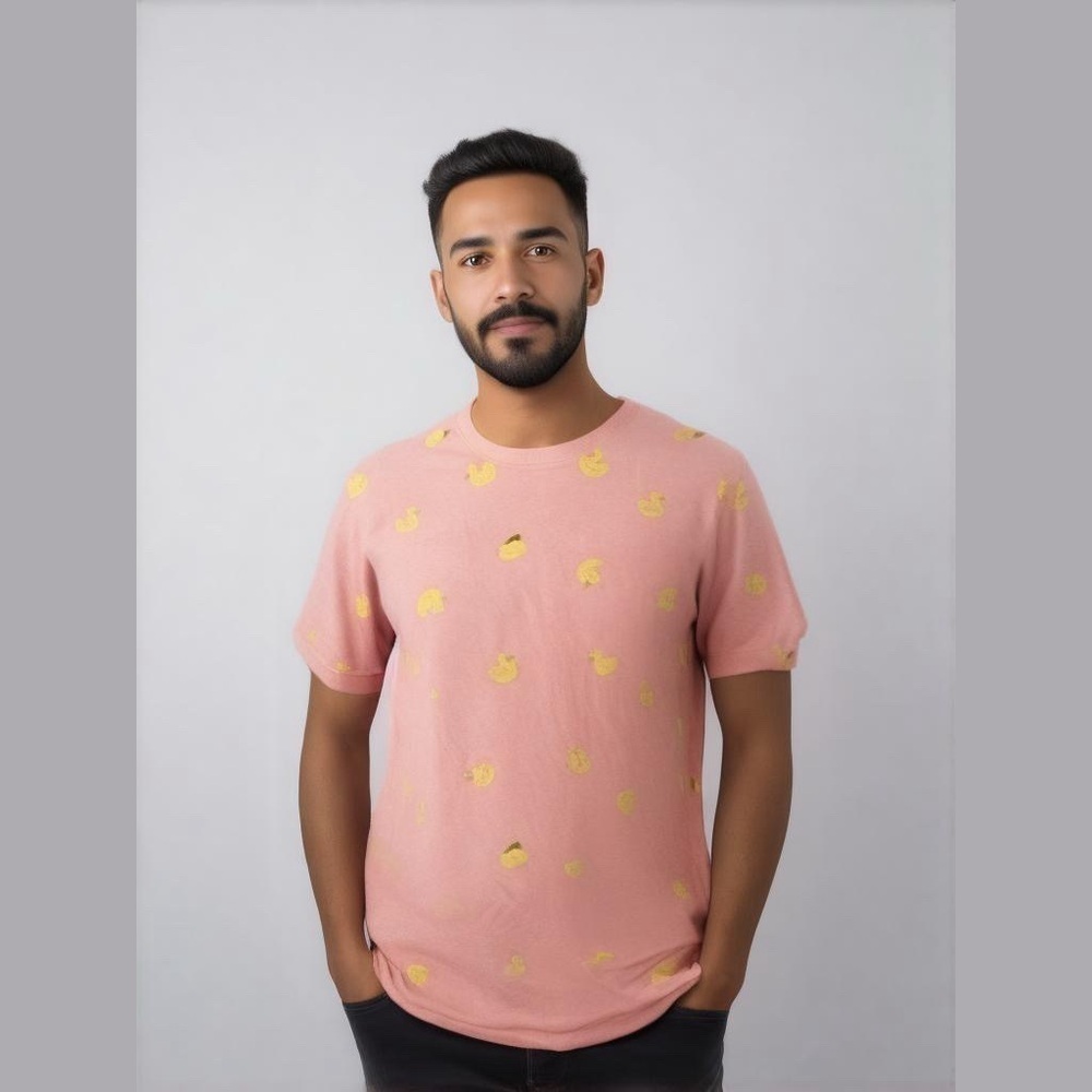 Knickerbocker Rubber Duck All Over Print T-Shirt Men's Medium